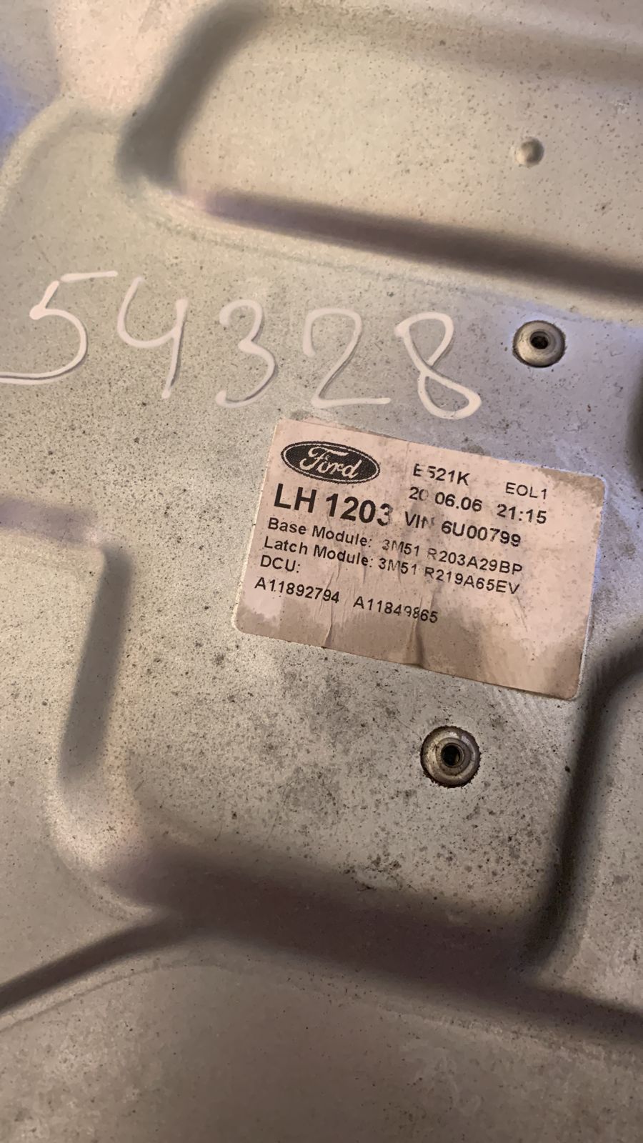 Стеклоподъемник электр. передний левый для Ford C-MAX 2003-2010 3M51R219A65EV