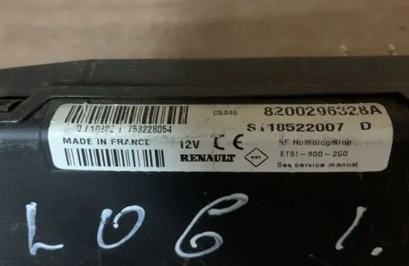 Блок электронный RENAULT LOGAN (2005>) 8200296328A